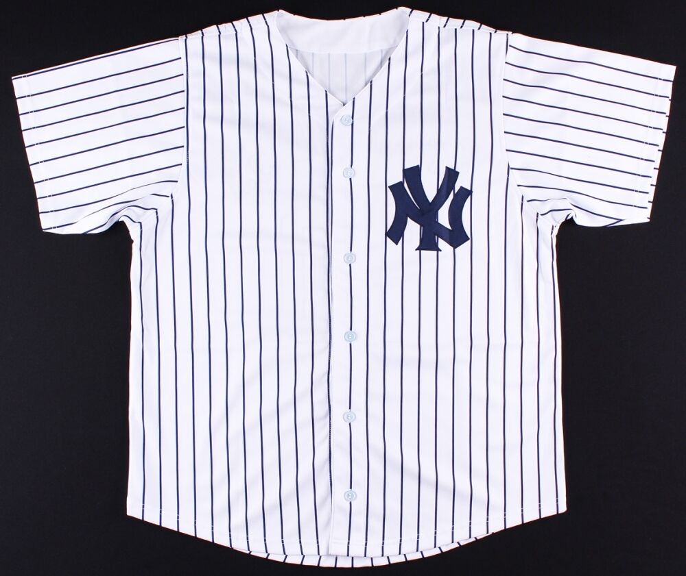 Chris Chambliss Signed NY Yankees Jersey (JSA COA) A.L. Rookie of the Year 1971