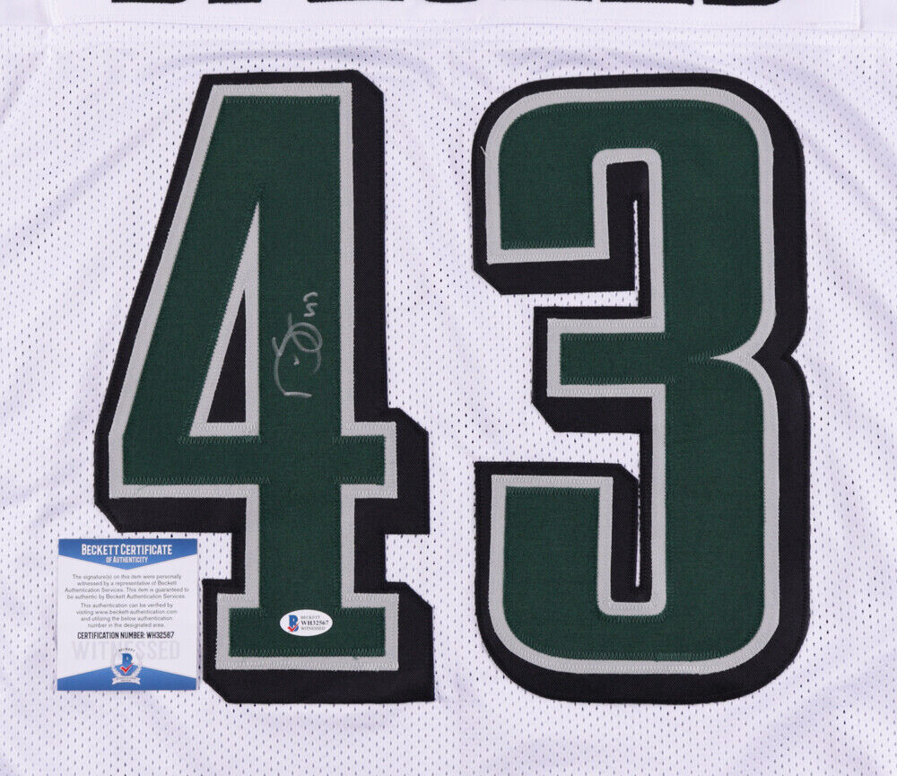 Darren Sproles Signed Philadelphia Eagles Jersey (Beckett COA) Super Bowl Champ