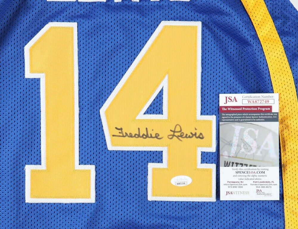 Freddie Lewis Signed ABA Indiana Pacers Jersey (JSA COA) 3xABA Champ /Guard