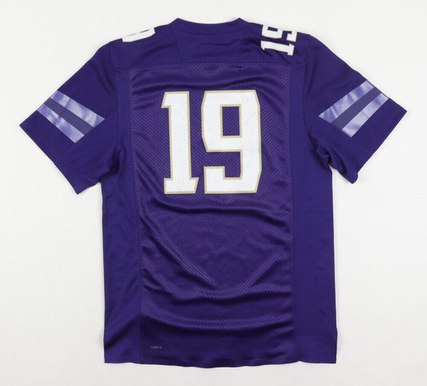 Jacob Eason Signed Washington Huskies Jersey (JSA) Seattle Seahawks Qu –