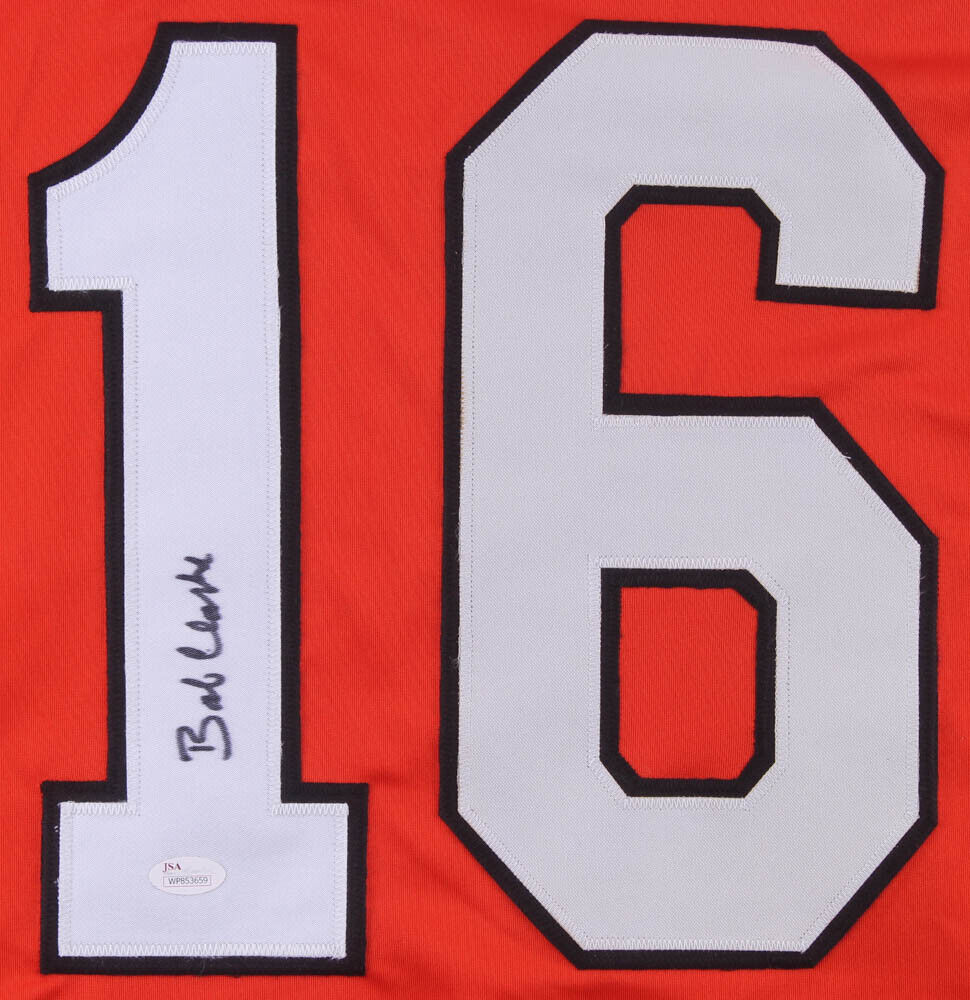Bobby Clarke Signed Philadelphia Flyers Jersey (JSA COA) 1969–1984 / Logo front