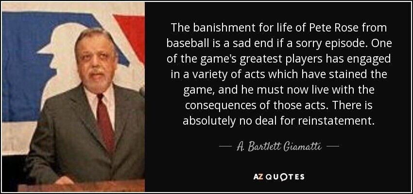 Pete Rose Signed "Banned from Baseball" Document (Beckett) Lifetime Ban from MLB
