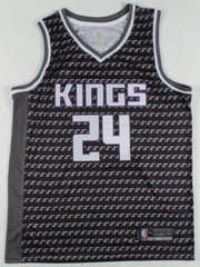 Buddy Hield Signed Sacramento Kings Custom 2020 B.L.M. Jersey (PSA COA)