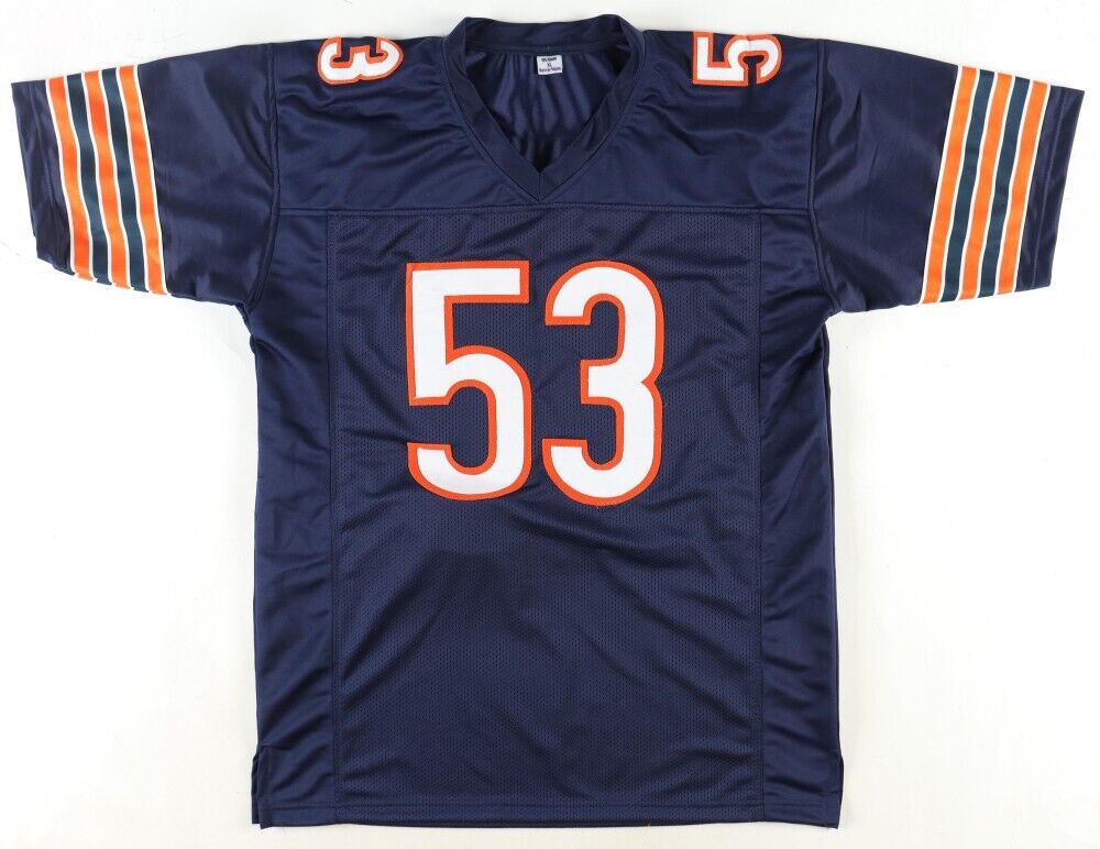 T. J. Edwards Signed Chicago Bears Jersey "Bear Down" (Beckett) Ex Wisconsin LB