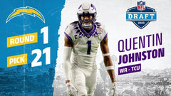 Quentin Johnston Signed TCU Horned Frogs Jersey (JSA COA) L A Chargers Receiver