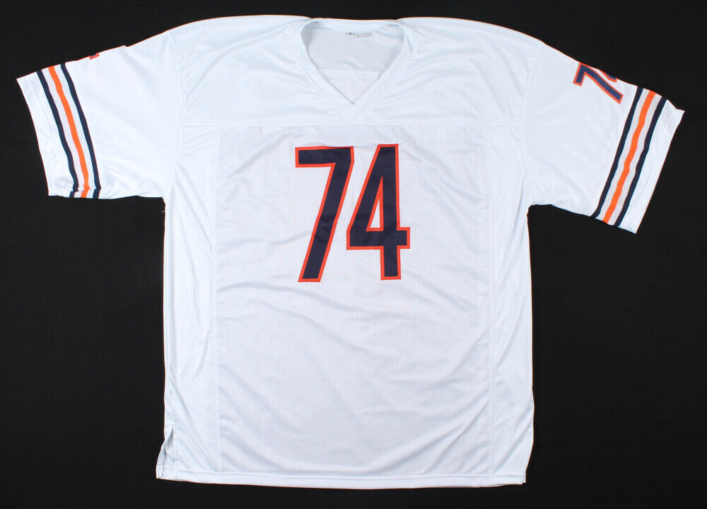 Jim Covert Signed Chicago Bears Jersey (Beckett COA) 1985 SB XX / 2xPro Bowl