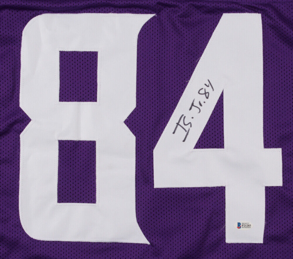 Irv Smith Jr Signed Minnesota Vikings Jersey (Beckett COA) 2019 2nd Rd Pick T.E.