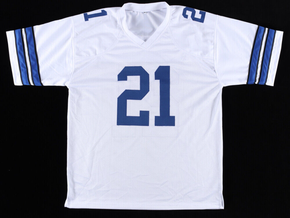 Deion Sanders Signed Dallas Cowboys Jersey (Beckett Hologram) 8xPro Bowl D.B.