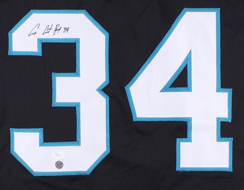 Cameron Artis-Payne Signed Panthers Jersey (JSA COA)
