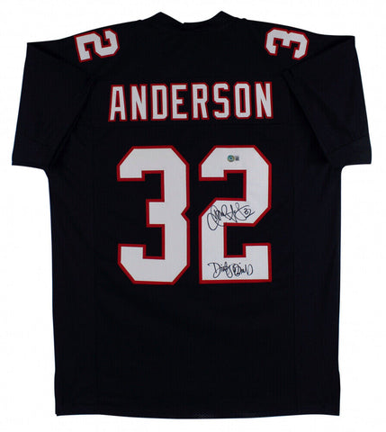 Jamal Anderson Signed Atlanta Falcons Jersey nscribed "Dirty Bird"  Beckett Holo