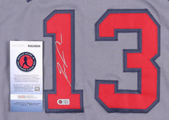 Ronald Acuna Jr Signed Atlanta Braves Jersey (USA SM) 2018 N.L. Rookie o/t Year