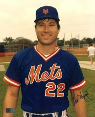 Ray Knight Signed New York Met 1986 World Series MVP Jersey (Steiner) 1986 Champ