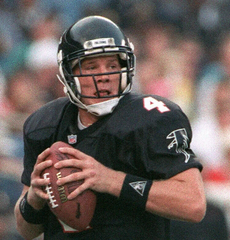 Brett Favre Signed 1998 National Quarterback Club Packers Awards Dinner Football