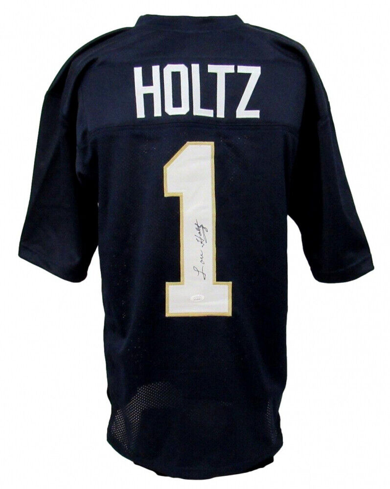 Lou Holtz Signed Fighting Irish Jersey (JSA COA) Notre Dame 1988 National Champs