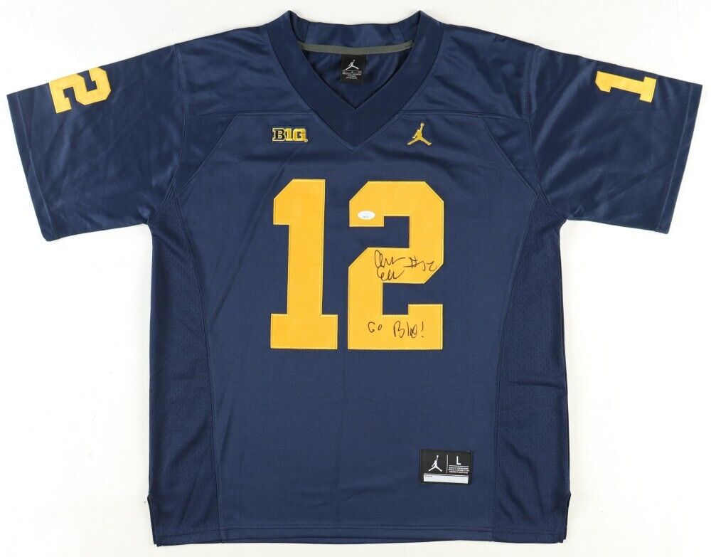 Chris Evans Signed Michigan Wolverines Nike Jersey (JSA COA) Cincinnati Bengals