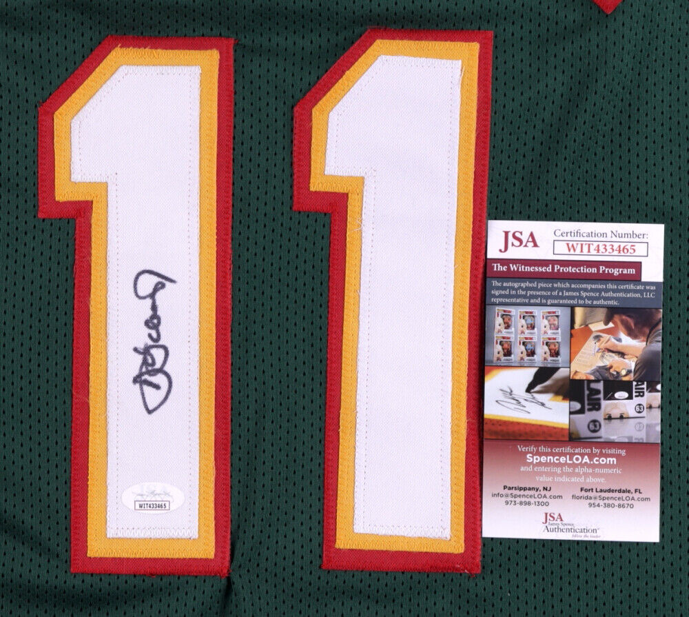 Detlef Schrempf Signed Seattle Supersonics Jersey (JSA COA) 3xAll Star Forward