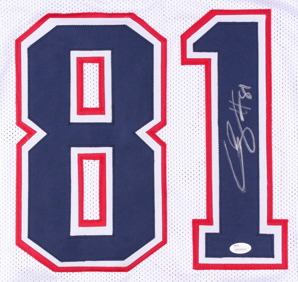 Cody Hollister Signed Patriots Jersey (JSA COA) New England Back Up Wide Out