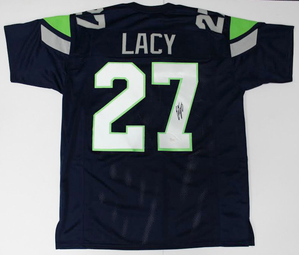 Eddie Lacy Signed Seahawks Jersey (JSA) Former Alabama Crimson Tide Running Back