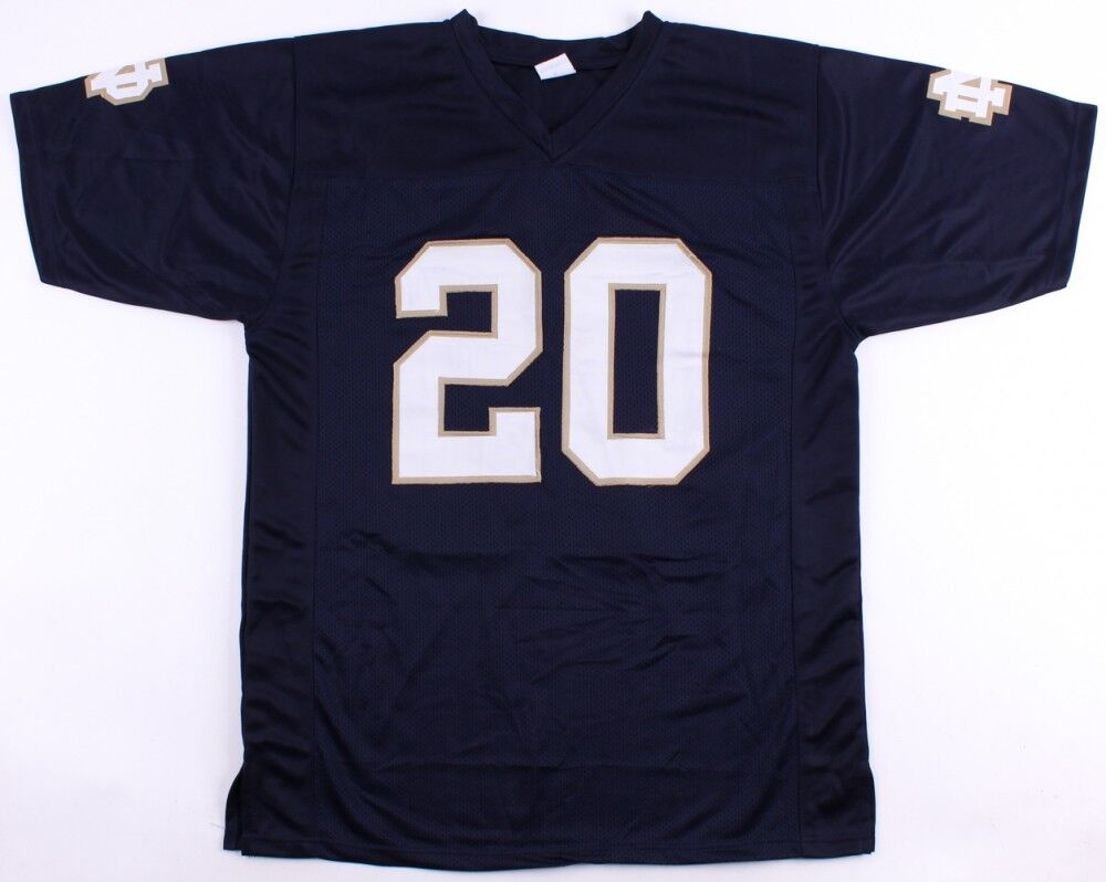 C.J. Prosise Signed Notre Dame Fighting Irish Jersey (Becket Coa) Seahawks R.B.