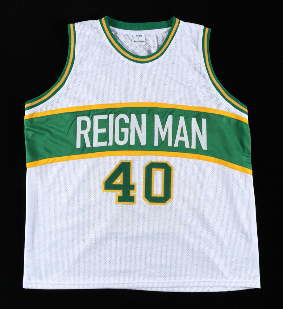 Shawn Kemp Signed Seattle Supersonics Jersey (JSA COA) 6xAll Star Power Forward
