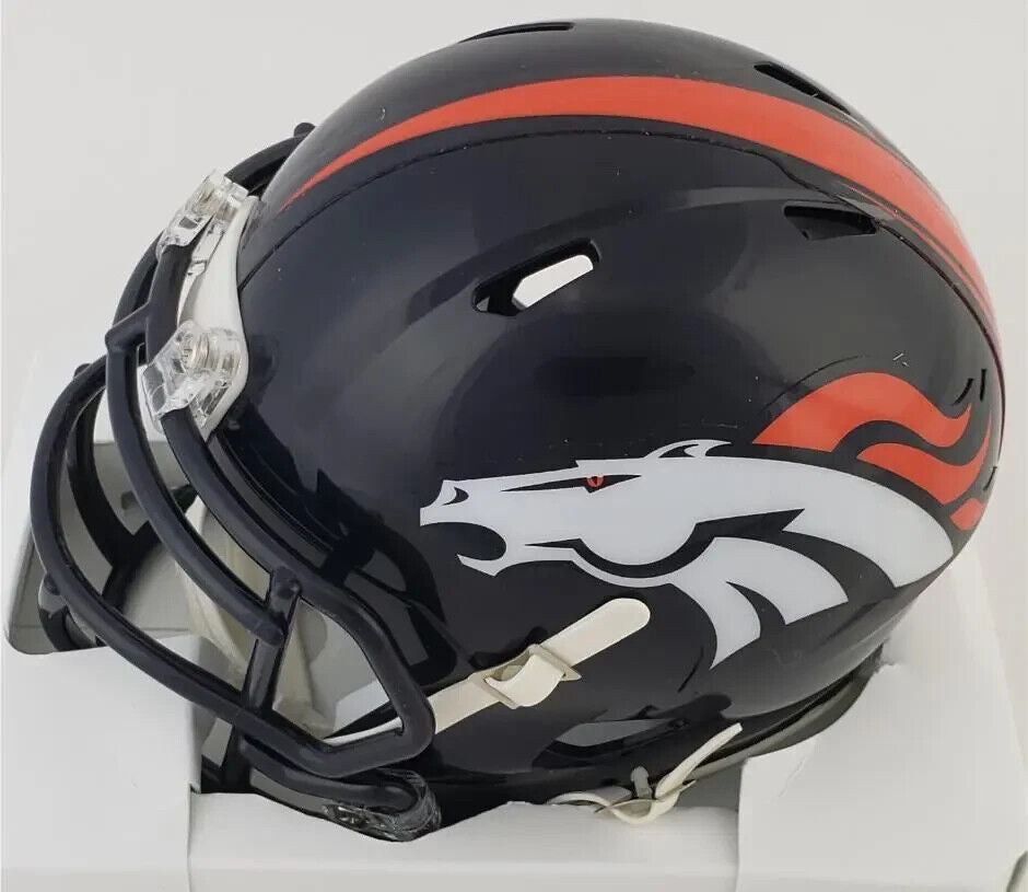 Bill Romanowski Signed Denver Broncos Mini-Helmet JSA COA/ 2xPro Bowl Linebacker
