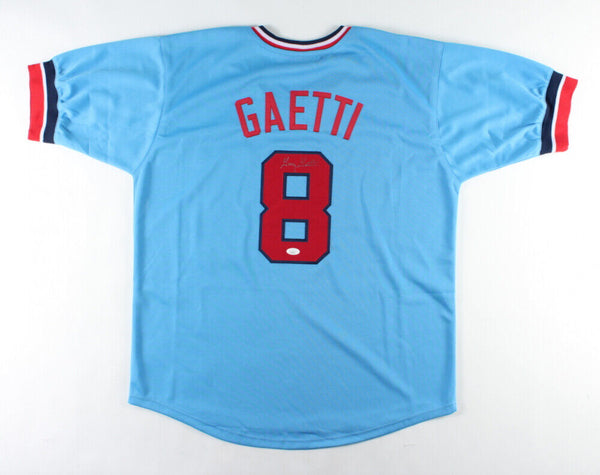 Gary Gaetti Signed Minnesota Twins Powder Blue Throwback Jersey (JSA C –