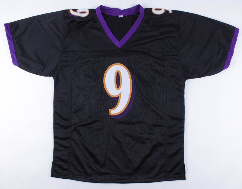 Justin Tucker Signed Baltimore Ravens Jersey (JSA COA) 3xPro Bowl Place Kicker