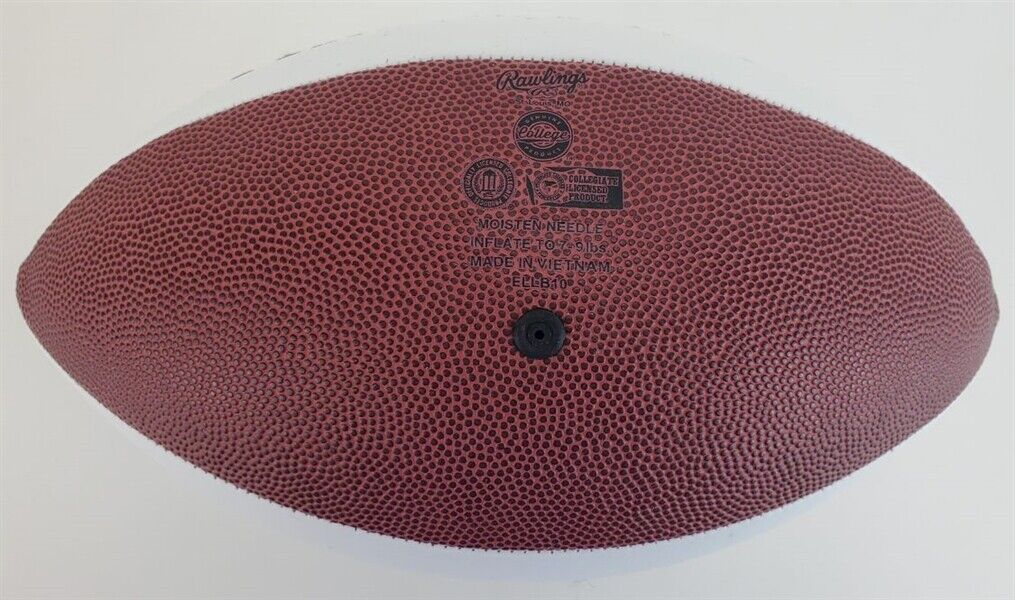 Kyren Williams "Play Like A Champion Today!" Signed Notre Dame Logo Football