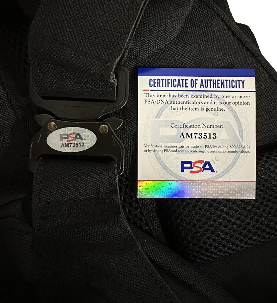 Robert O'Neill Signed Navy SEAL Team 6 "Night Raid" Tactical Vest "Never Quit"