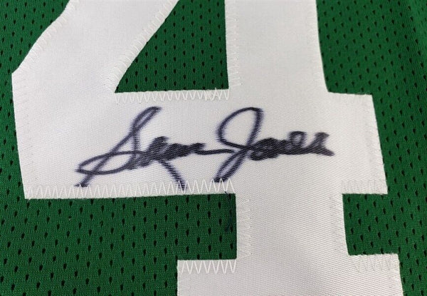 Sam Jones Signed Boston Celtics Jersey (JSA COA) Hall of Fame 2018 /Di –
