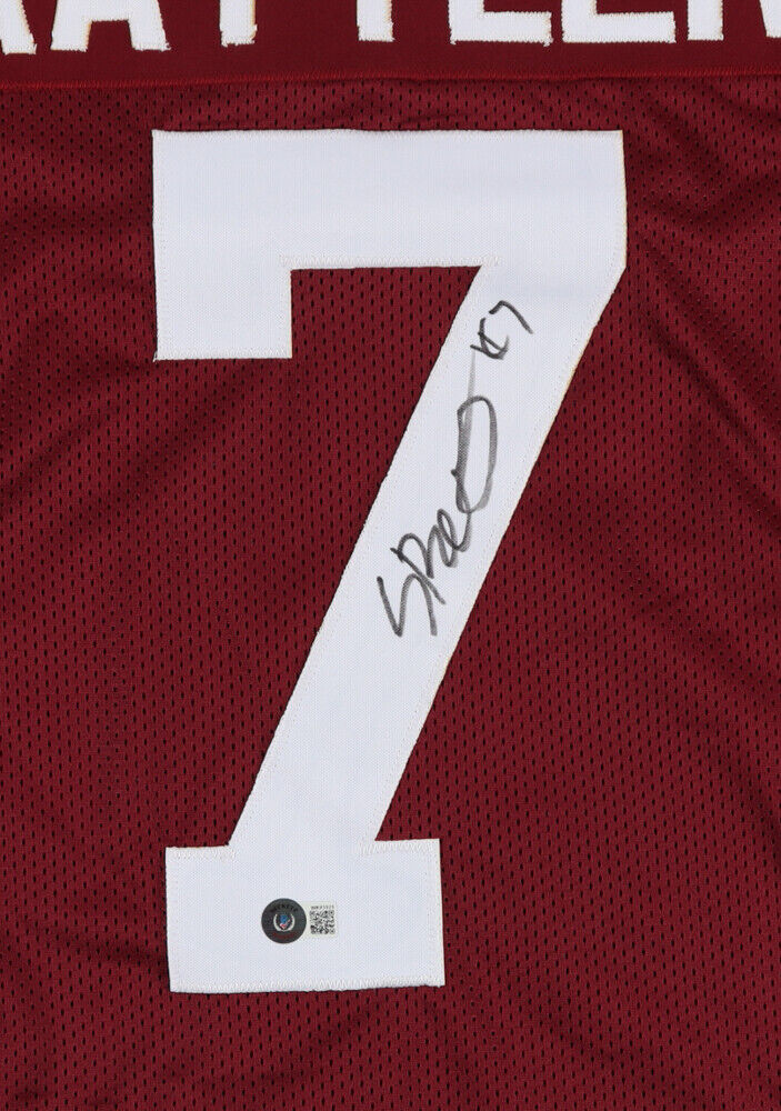 Spencer Rattler Signed Oklahoma Sooners Jersey (Beckett Holo) 2021 Sophmore QB