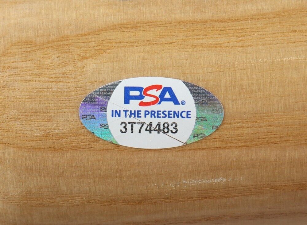 Pat Hughes Signed Rawlings Adirondack Big Stick Bat "Extensive Inscriptions" PSA