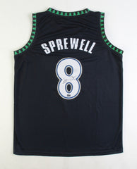 Latrell Sprewell Signed Minnesota Timberwolves Jersey (Steiner) 4x NBA All Star