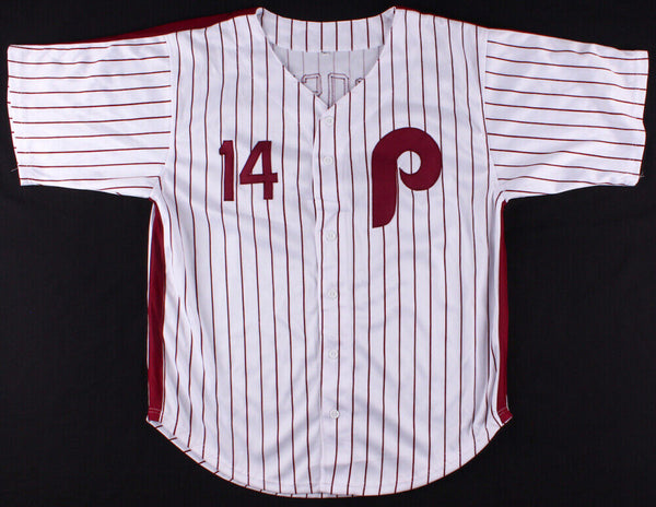 Philadelphia Phillies Pete Rose Autographed Signed Custom Jersey Jsa Coa