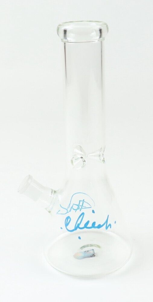 Tommy Chong & Cheech Marin Signed Chech & Chong 10 inch Glass Bong (Beckett)