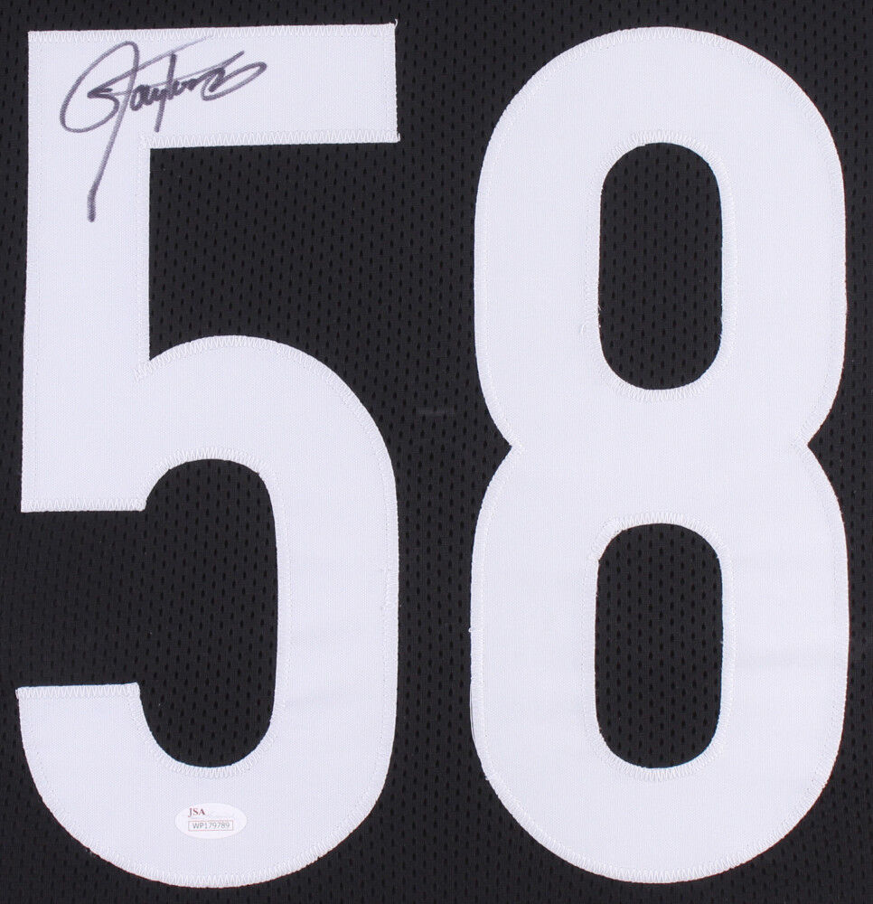 Lawrence Taylor Signed "Any Given Sunday" Luther Lavay 31x35 Framed Shark Jersey