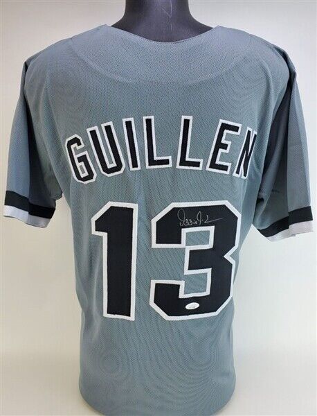 Ozzie Guillen Signed Chicago White Sox Jersey (JSA COA) 2005 World Series Champ