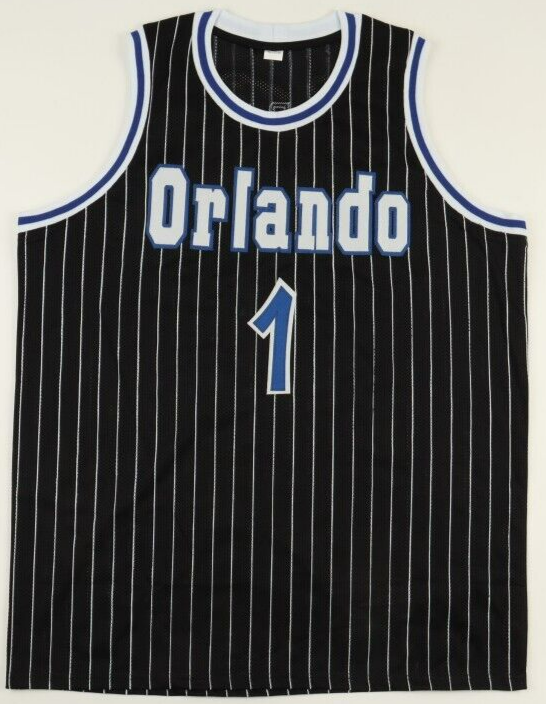 Anfernee "Penny" Hardaway Signed Orlando Magic Jersey (Beckett) 1993 #3 Draft Pk