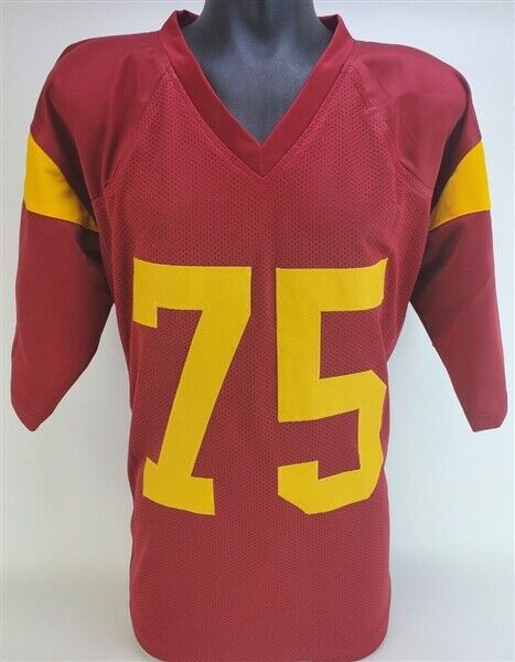 Alijah Vera-Tucker Signed USC Trojans Jersey (JSA COA) NY Jets 2021 1st Rnd Pick