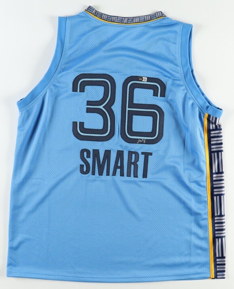 Marcus Smart Signed Memphis Grizzlies Jersey (Beckett) 2021-22 Defensive POY