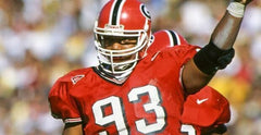 Richard Seymour Signed Georgia Bulldogs Jersey (Beckett) 3xSuper Bowl Champion