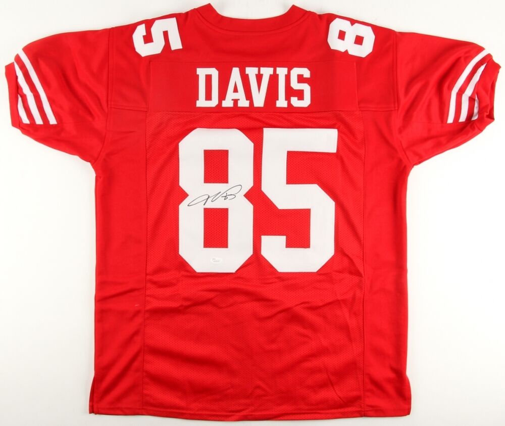 Vernon Davis Signed 49ers Jersey (JSA COA) 2× Pro Bowl (2009, 2013)