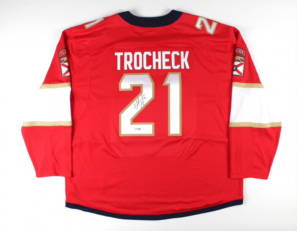 Vincent Trocheck Signed Florida Panthers Jersey (PSA Hologram)