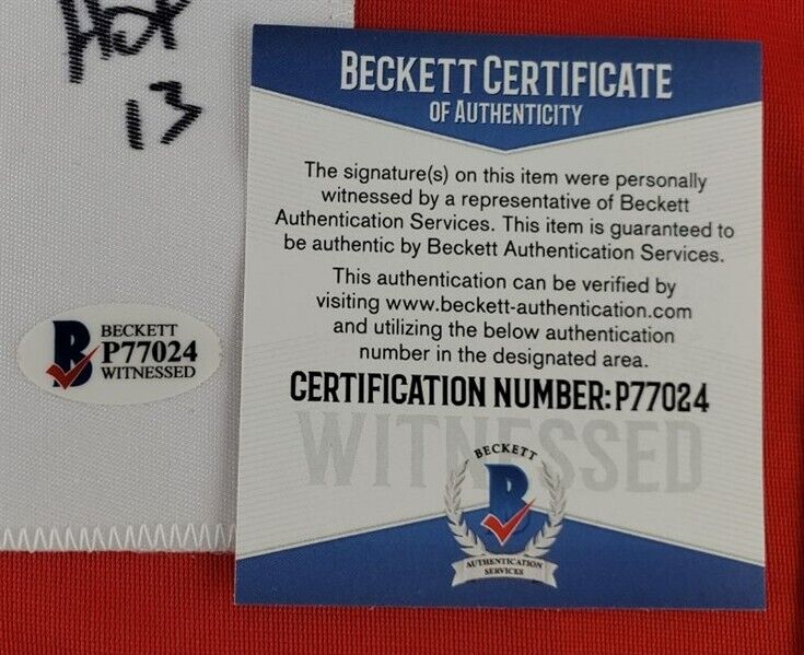 Chris Chelios Signed Detroit Red Wings Jersey (Beckett COA) HOF 2013