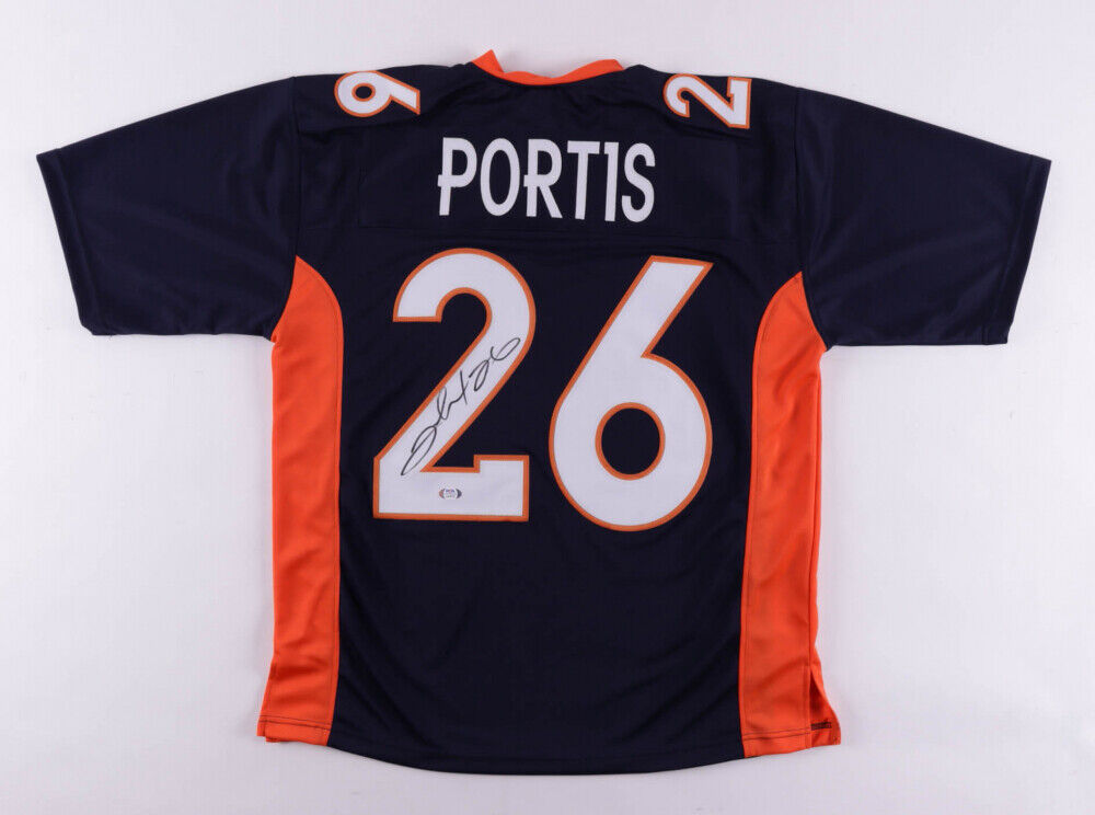 Clinton Portis Signed Denver Broncos Jersey (PSA/DNA COA) 2×Pro Bowl R.B.