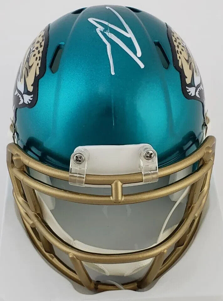 Tyson Campbell Signed Jacksonville Jaguars Mini-Helmet (JSA COA) Ex-Georgia D.B.