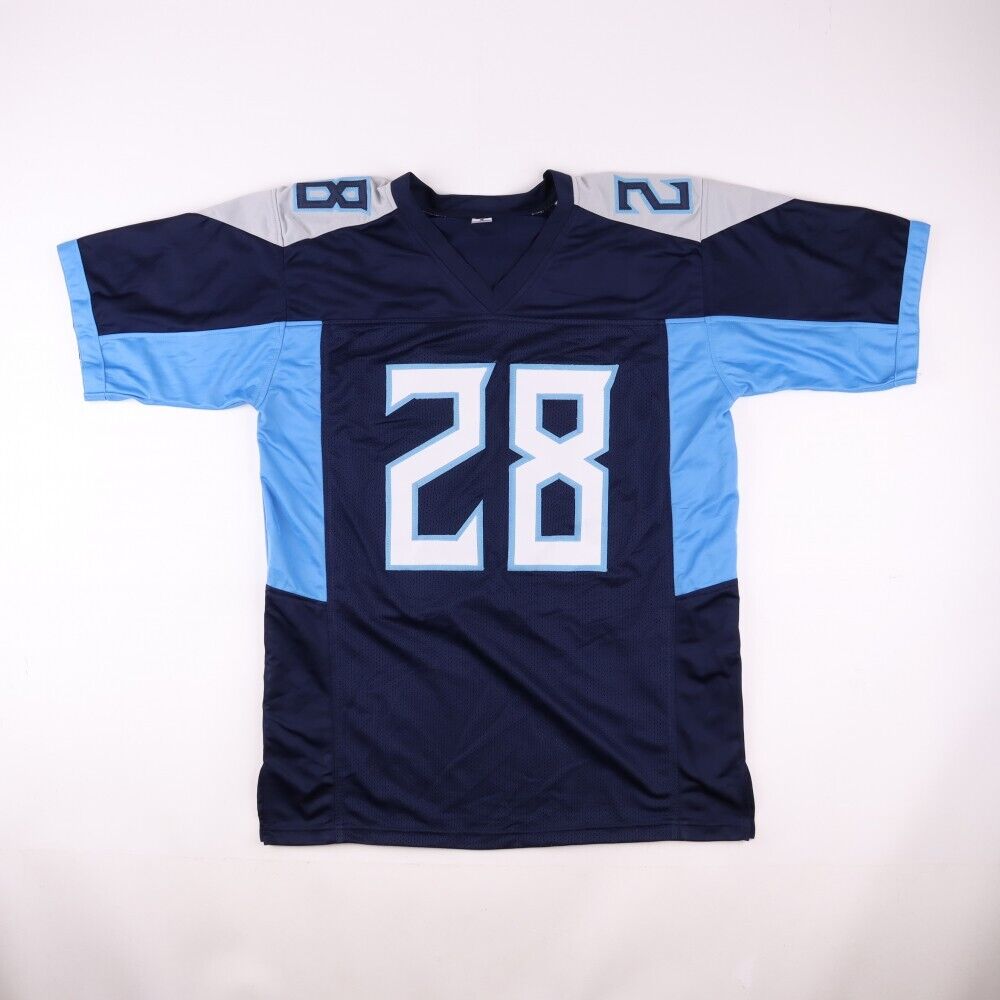 Hassan Haskins Signed Tennessee Titans Jersey (Beckett) 2022 4th Round Pick R.B.