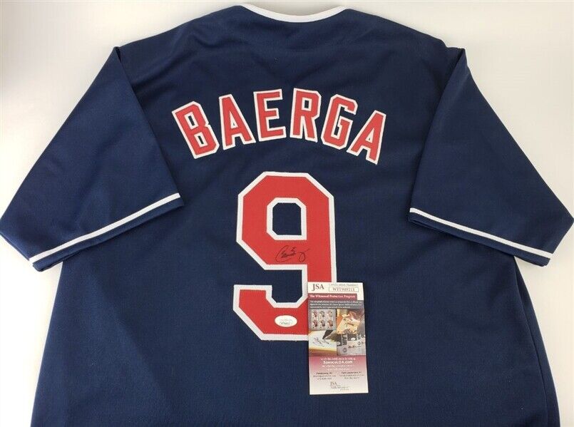 Carlos Baerga Signed Cleveland Indians Jersey (JSA COA) 3xAll Star 2nd Baseman