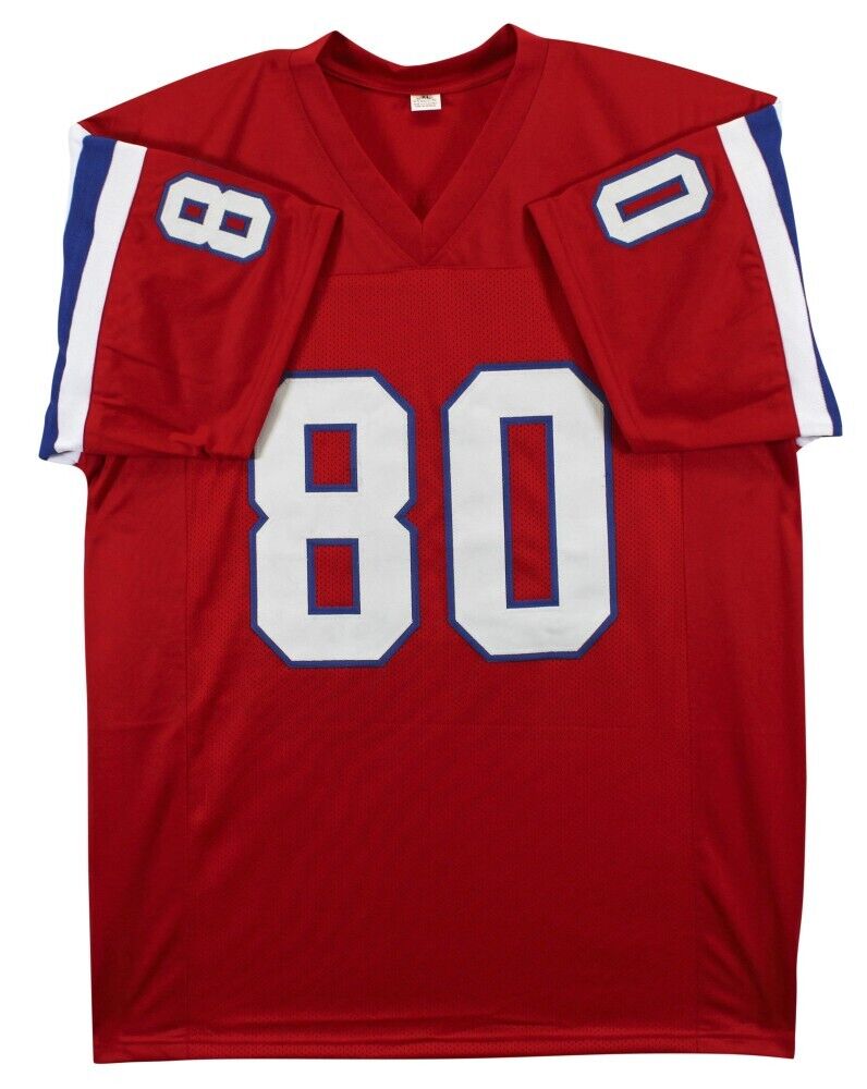 Irving Fryar Signed New England Patriots Jersey (Beckett) Super Bowl XX W.R