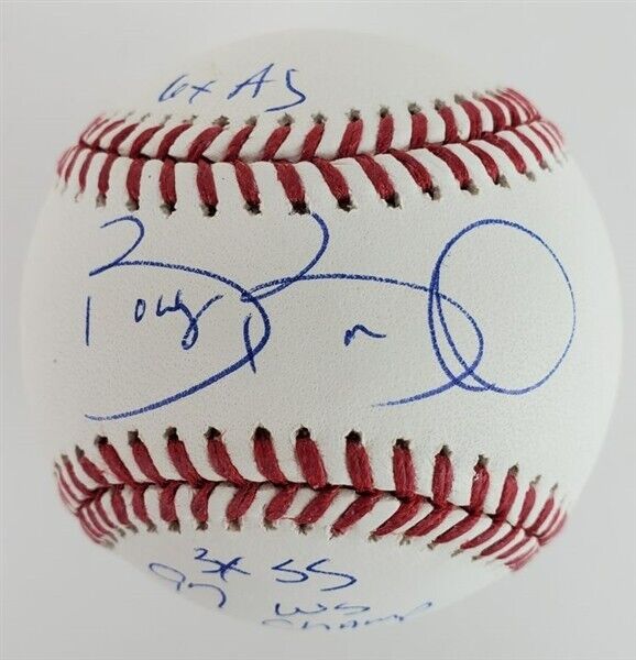 Bobby Bonilla Signed Baseball 3x Inscribed (JSA COA) Mets, Pirates, Marlins, Sox